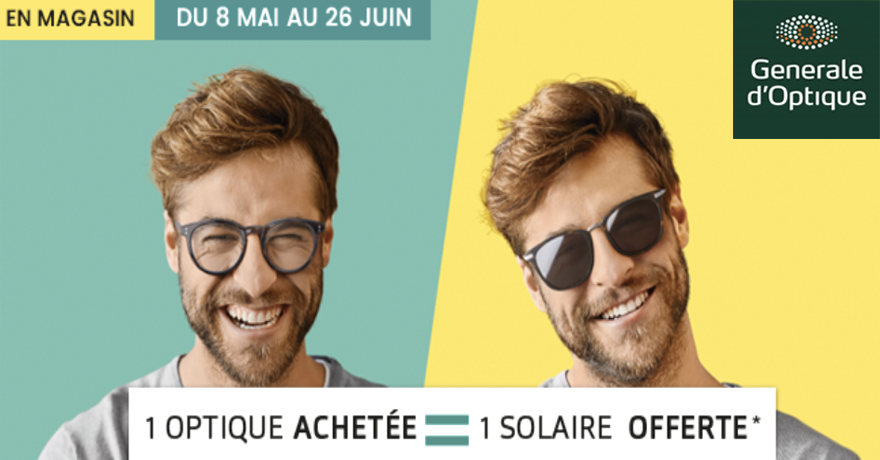 2eme paire de lunette gratuite sale